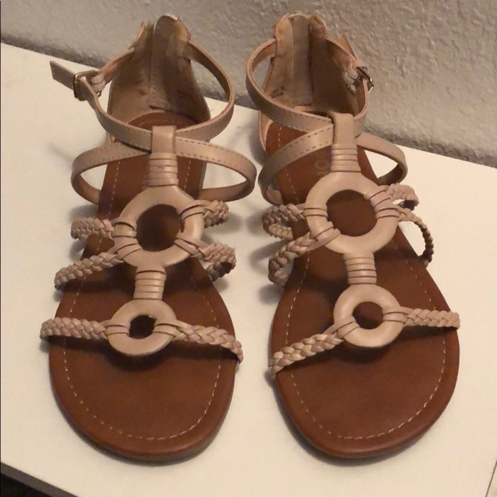 Nude sandals